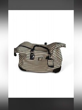 Liz Claiborne Black and White Houndstooth Tote